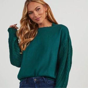 VICI cable knit sweater